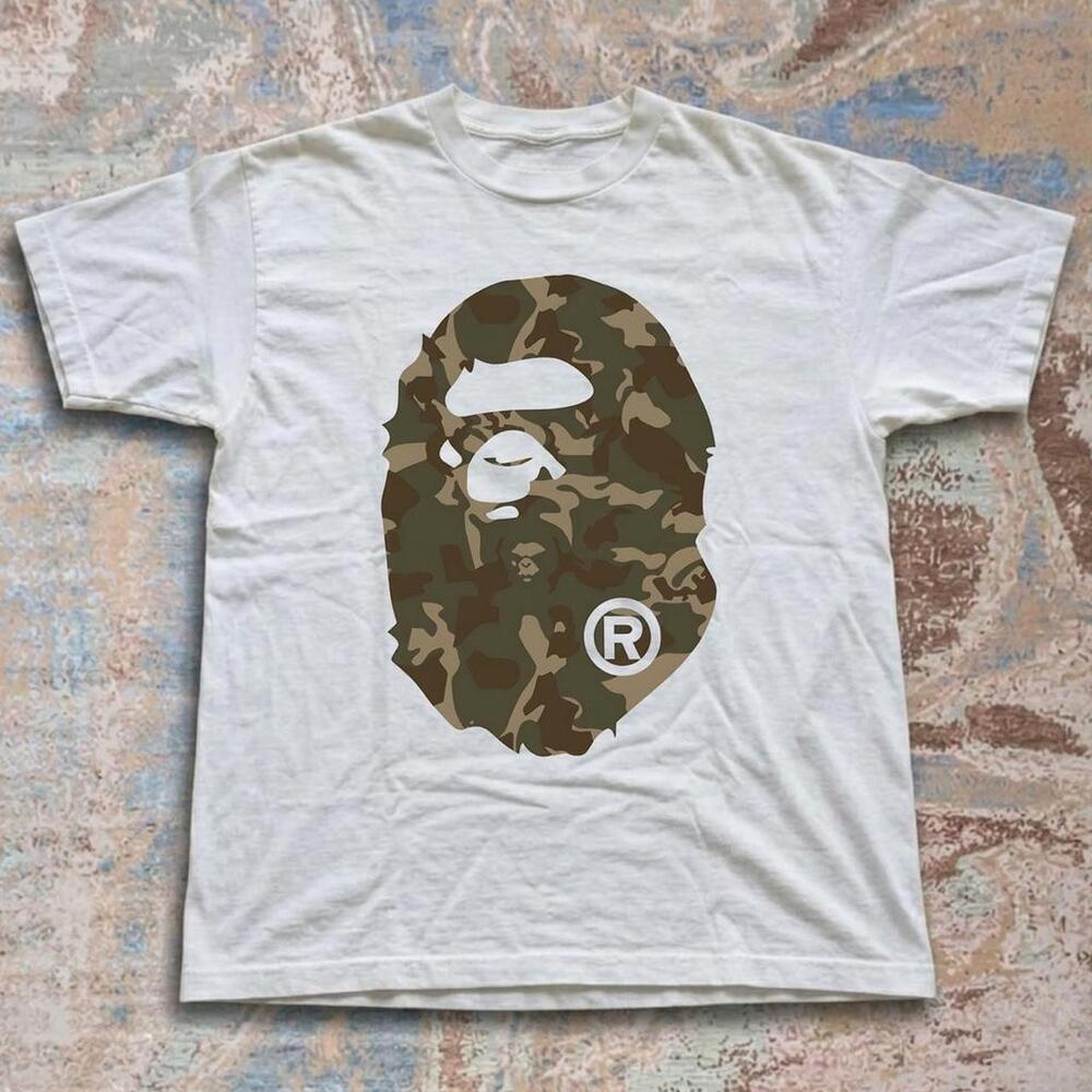 Bape White Camo Tee